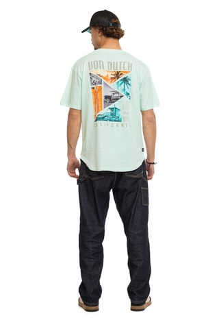 T-shirt oversize Slub Jersey Dream - Vert