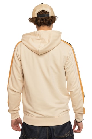 Sudadera con capucha Terry Racer - Gris y amarillo