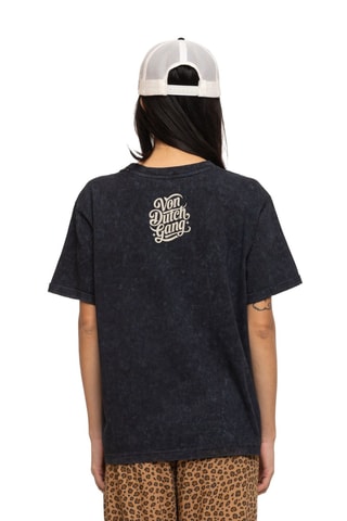 T-shirt regular Eagle - Noir et orange