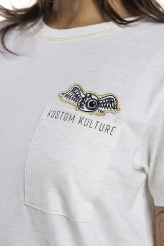 T-shirt oversize Strass - Blanc