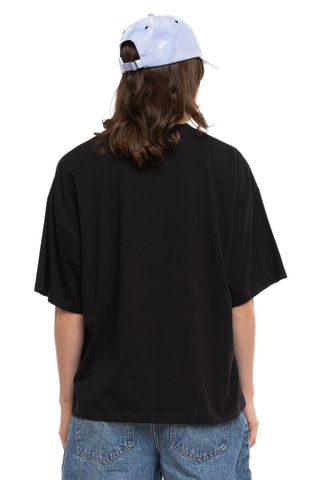 T-shirt relaxed Motel - Noir et rose