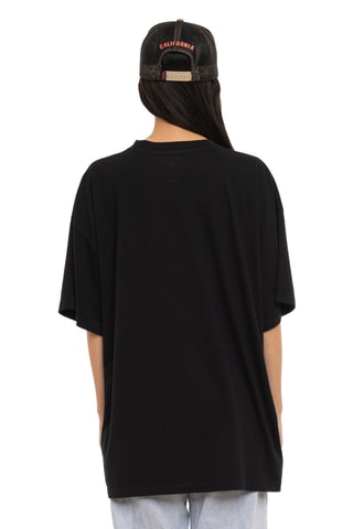 T-shirt oversize Studio - Beige et noir