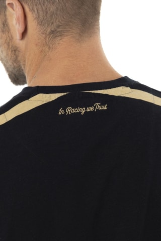 T-shirt regular Theo - Beige et noir