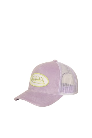 Casquette bi-matière Kylie - Vert et violet