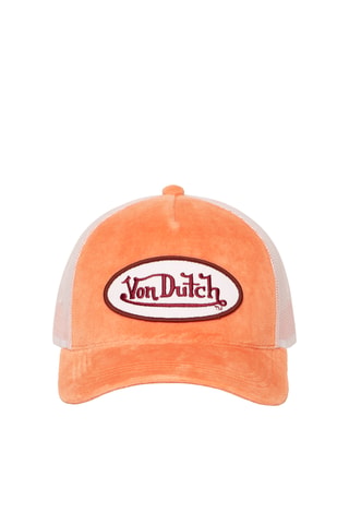 Gorra bimateria Kylie - Burdeos y naranja
