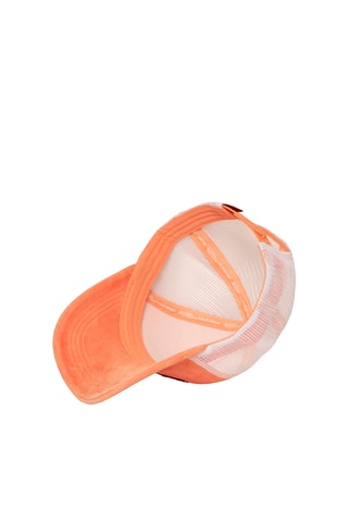 Gorra bimateria Kylie - Burdeos y naranja