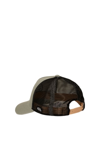 Gorra bimateria Wash - Beige y caqui