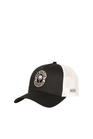 Gorra bimateria Palmier - Blanco y negro