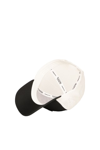 Gorra bimateria Palmier - Blanco y negro