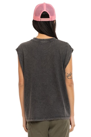 Camiseta Record - Gris y naranja