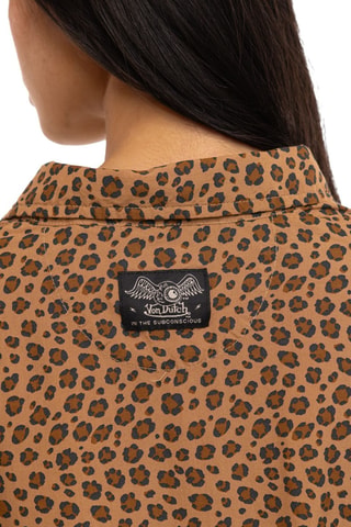 Chemisier oversize Bestial - Marron et noir