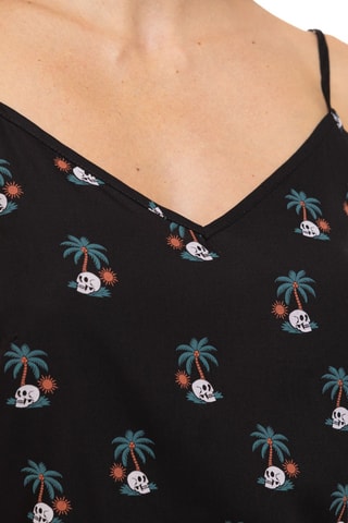 Top Inse - Noir et vert