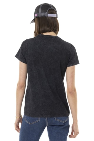 T-shirt regular Vipere - Noir et rose
