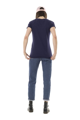T-shirt Vintage - Bleu et rose