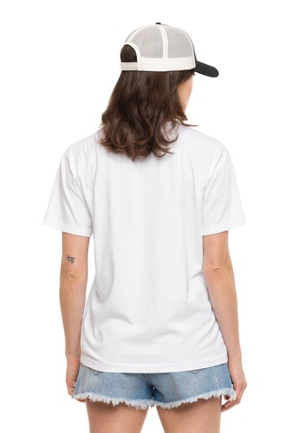 T-shirt oversize Vacation - Blanc et rose