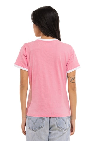 T-shirt regular Groovy - Blanc et rose