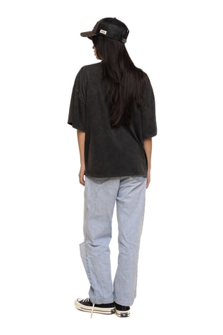 T-shirt oversize Road - Anthracite et orange
