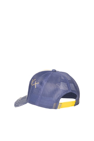 Gorra bimateria Used - Beige y azul