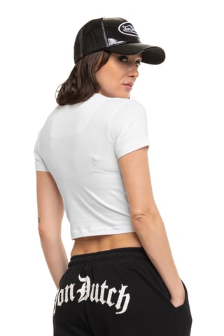 Crop top Rud - Blanc et rose