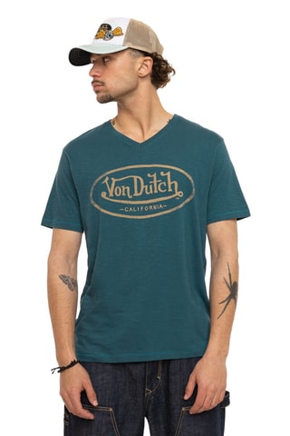 T-shirt regular Tyron - Beige et vert