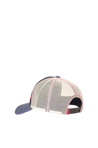 Gorra bimateria Patches - Azul y violeta