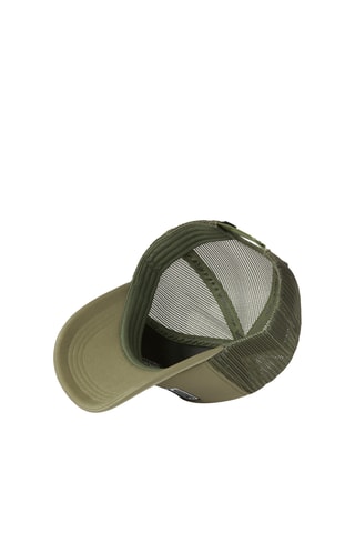 Casquette bi-matière Foam - Kaki et noir