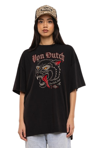 T-shirt regular Wolf - Gris et noir