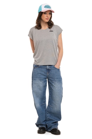T-shirt Lurex - Gris et noir