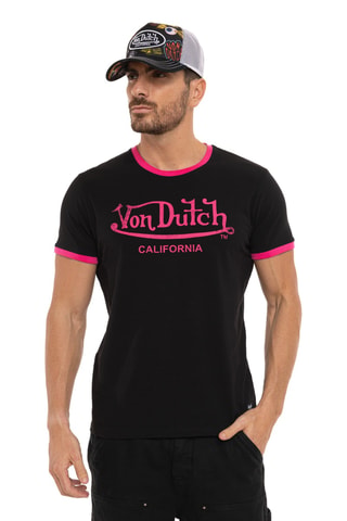 T-shirt Blast - Noir et rose