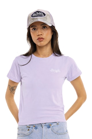 T-shirt April - Noir et violet