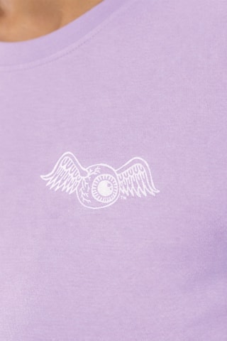T-shirt April - Noir et violet