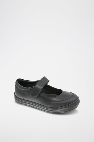 Leren Ballerina’s - Zwart - Zwart