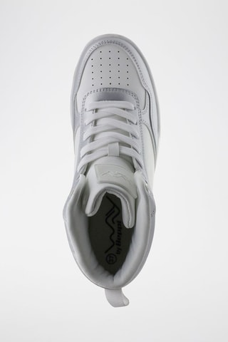 Hoge Sneakers - Zilverkleurig en wit
