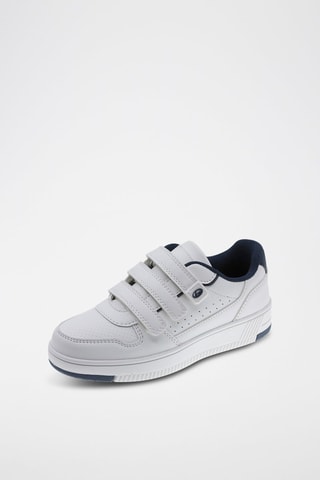 Sneakers - Wit en marineblauw