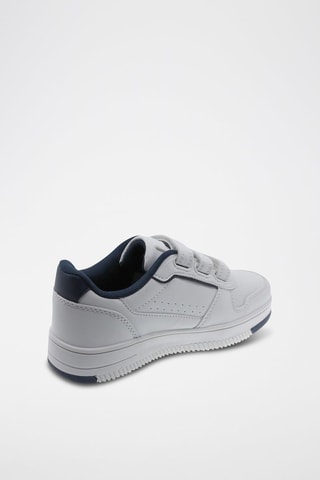 Sneakers - Wit en marineblauw