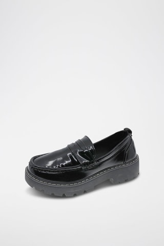 Platform Mocassins - Zwart