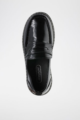Platform Mocassins - Zwart