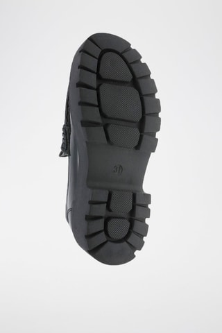 Platform Mocassins - Zwart
