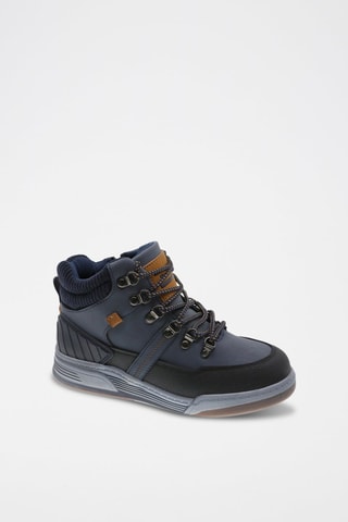 Boots - Bruin, zwart en blauw