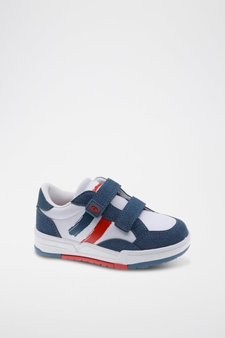 Sneakers - Wit, rood en blauw