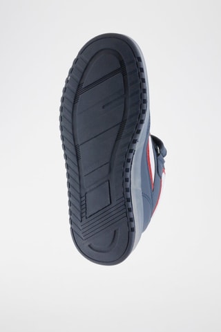 Hoge Sneakers - Wit, rood en blauw