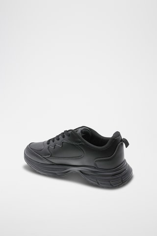 Leren Sneakers - Zwart