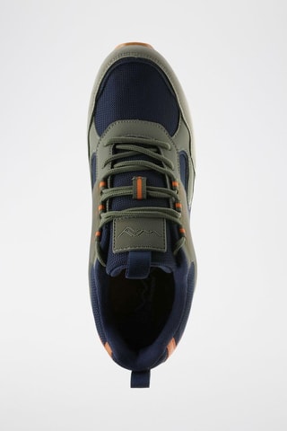 Sneakers - Marineblauw en groen