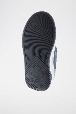 Sneakers - Wit en Marineblauw - Wit en marineblauw