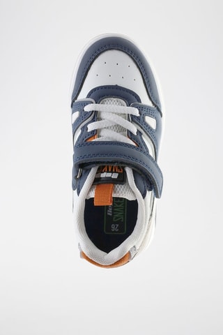 Sneakers - Wit en Marineblauw - Wit en marineblauw