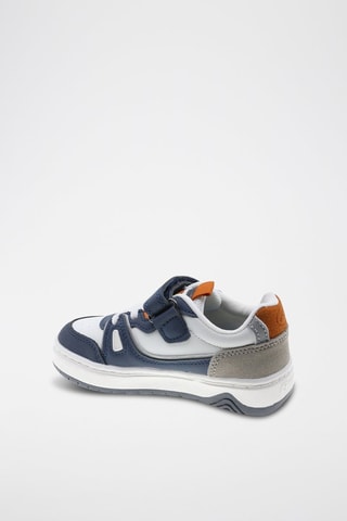 Sneakers - Wit en Marineblauw - Wit en marineblauw