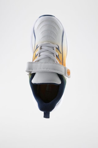 Sneakers - Marineblauw en wit - Oranje, blauw en wit