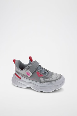 Sneakers - Lichtgrijs - Grijs en roze