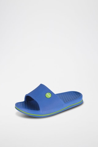 Slippers - Blauw en groen