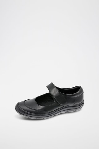 Leren Ballerina's - Zwart